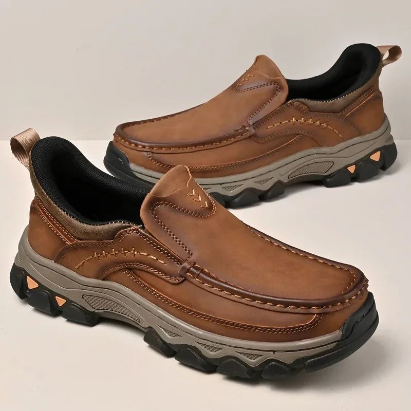 Men's Orthopedic Genuine Leather Walking Boots